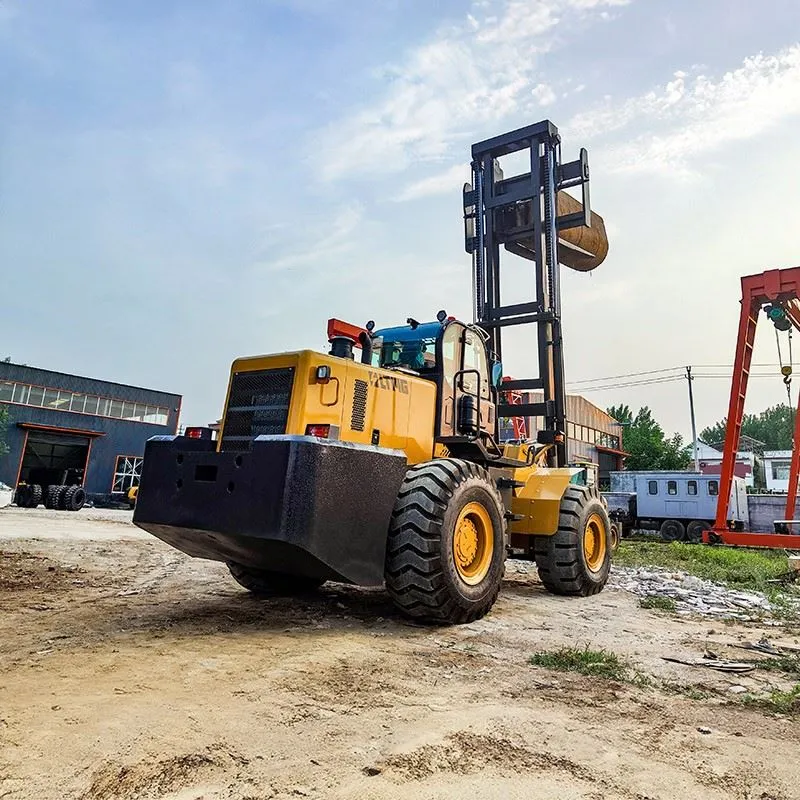 25 Ton Rough Terrain Forklift 4 Wheel