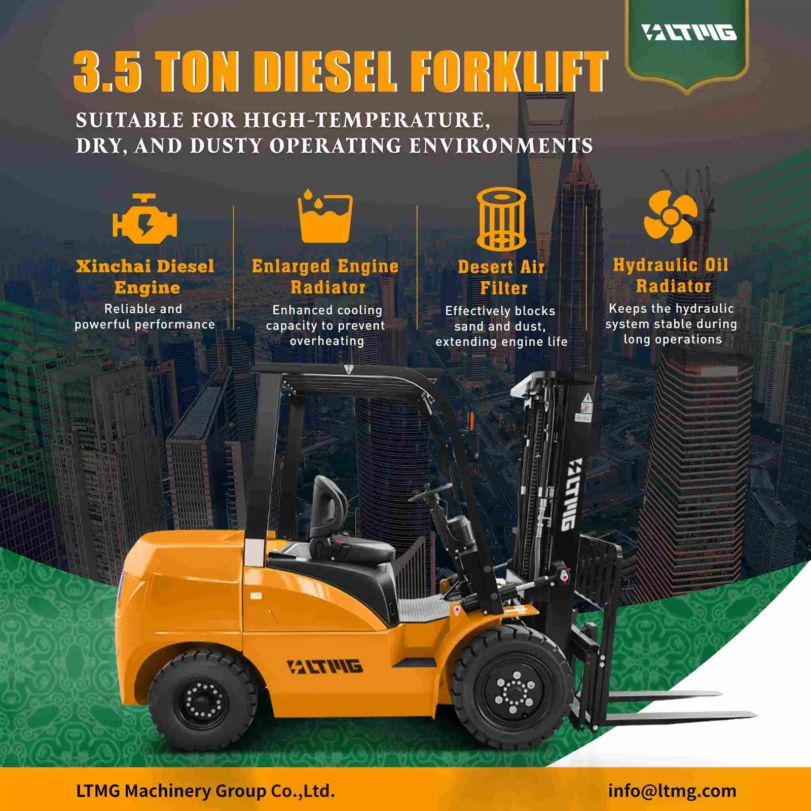 FD35 3.5 ton diesel forklift FD35 3.5 ton diesel forklift
